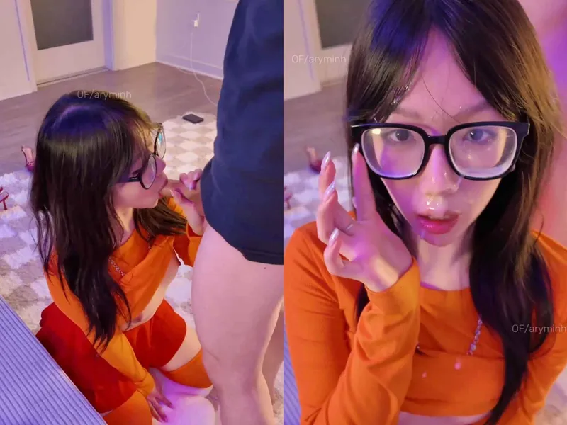 Aryminh bú cặc như chưa từng được bú